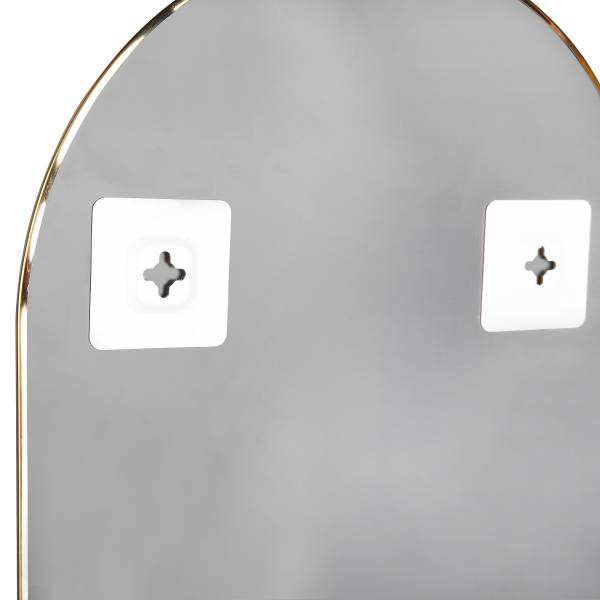 Spiegel Lukima - Metall - Gold