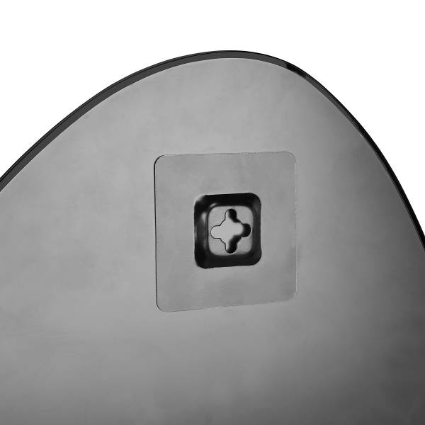 Spiegel Pomea - Metall - Schwarz