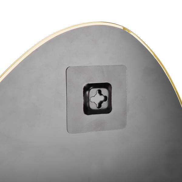 Spiegel Pomea - Metall - Gold