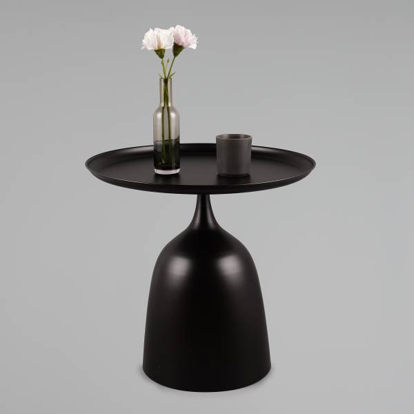 Beistelltisch Tirsit Typ A - Metall - Schwarz