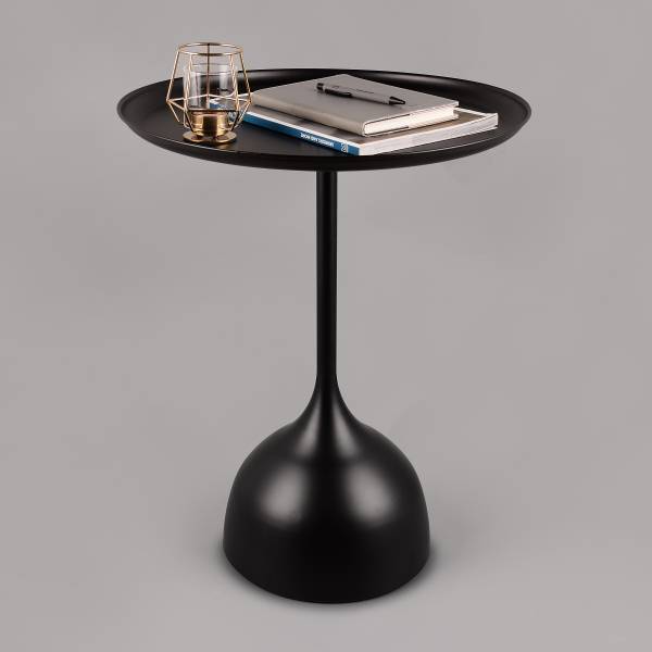 Beistelltisch Tirsit Typ B - Metall - Schwarz