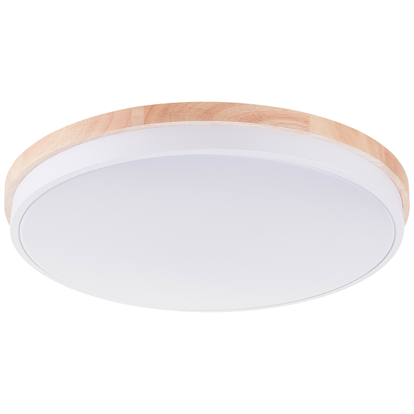 LED-Deckenleuchten Baarlo Typ B - Gummibaum massiv / Eisen - 1-flammig - Durchmesser: 50 cm