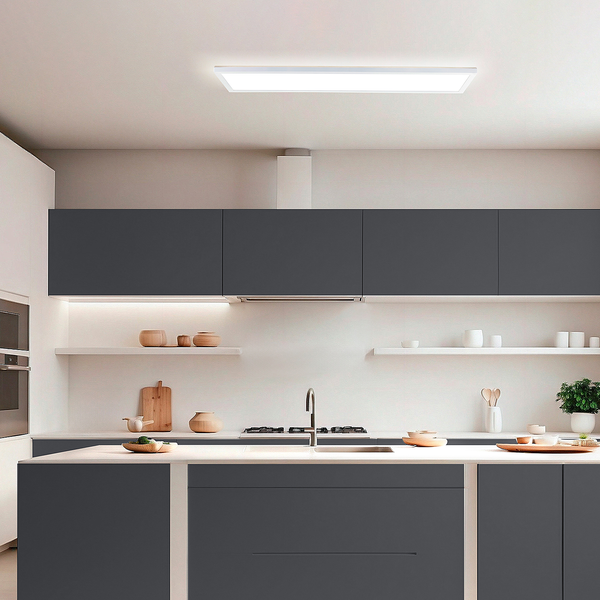 LED-Deckenleuchten Sorell - Polypropylen - 1-flammig - Weiß