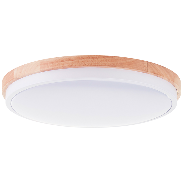 LED-Deckenleuchten Baarlo Typ B - Gummibaum massiv / Eisen - 1-flammig - Durchmesser: 35 cm