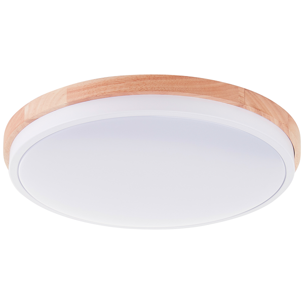 LED-Deckenleuchten Baarlo Typ B - Gummibaum massiv / Eisen - 1-flammig - Durchmesser: 35 cm
