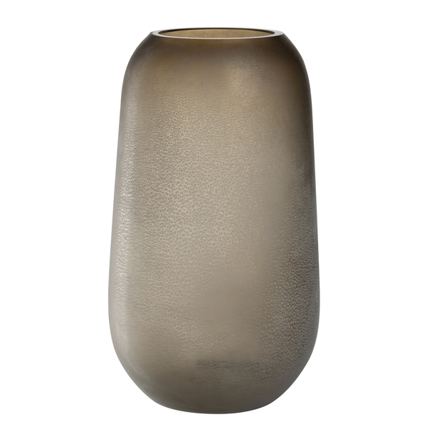 Vase Trogolo Typ B - Farbglas - Taupe
