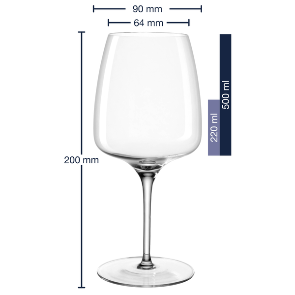 Weinglas Cesti Typ A 6er-Set - Kristallglas - Transparent
