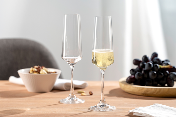 Sektglas Paladino 6er-Set - Kristallglas - Transparent