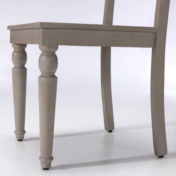 Massiver Stuhl LUNDHA - Mango massiv - Mango Braun
