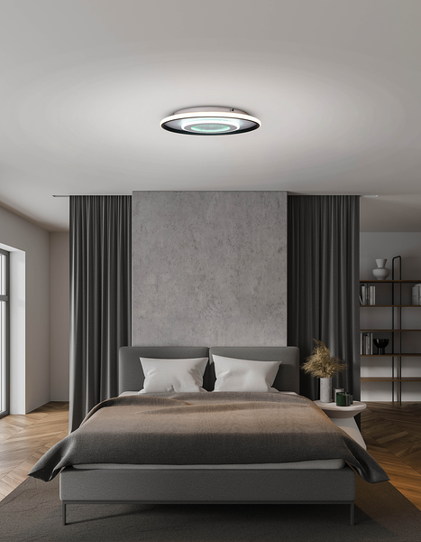 LED-Deckenleuchte Livana - PVC / Eisen - 3-flammig