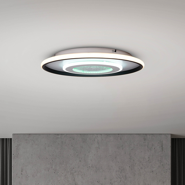 LED-Deckenleuchte Livana - PVC / Eisen - 3-flammig