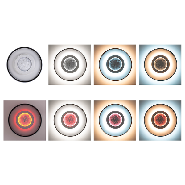 LED-Deckenleuchte Livana - PVC / Eisen - 3-flammig