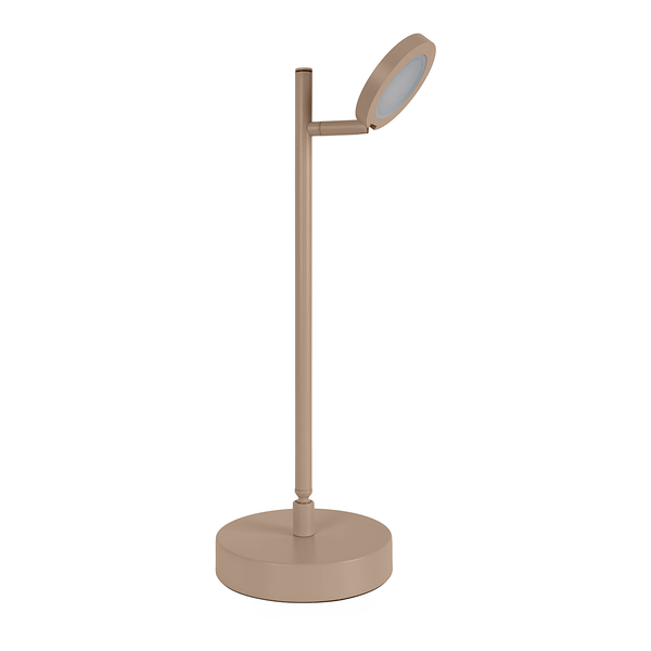 LED-Tischleuchte Lupa - Aluminium - 1-flammig - Beige