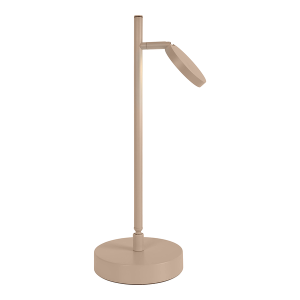 LED-Tischleuchte Lupa - Aluminium - 1-flammig - Beige