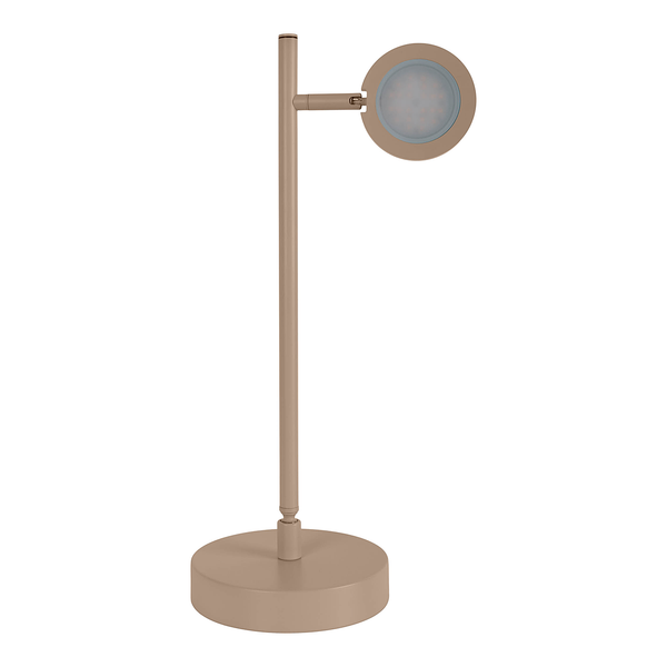 LED-Tischleuchte Lupa - Aluminium - 1-flammig - Beige