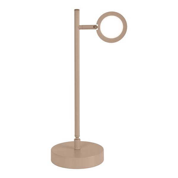 LED-Tischleuchte Lupa - Aluminium - 1-flammig - Beige