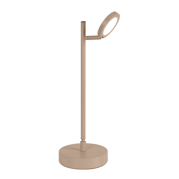 LED-Tischleuchte Lupa - Aluminium - 1-flammig - Beige