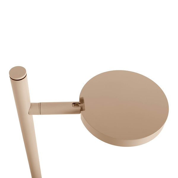 LED-Tischleuchte Lupa - Aluminium - 1-flammig - Beige
