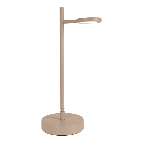 LED-Tischleuchte Lupa - Aluminium - 1-flammig - Beige