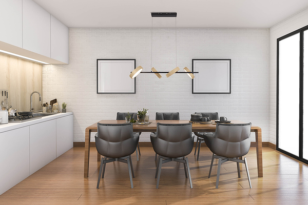LED-Pendelleuchte Tessa - Stahl - 4-flammig
