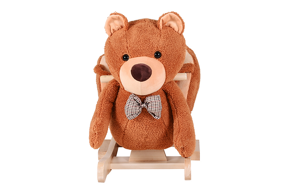 Schaukeltier Bär - Braun - Polyester - 61 x 34 x 50 cm