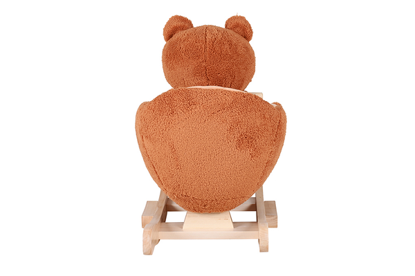 Schaukeltier Bär - Braun - Polyester - 61 x 34 x 50 cm