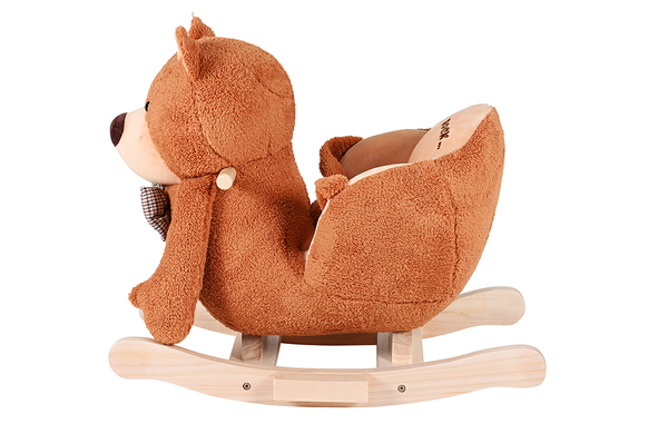Schaukeltier Bär - Braun - Polyester - 61 x 34 x 50 cm