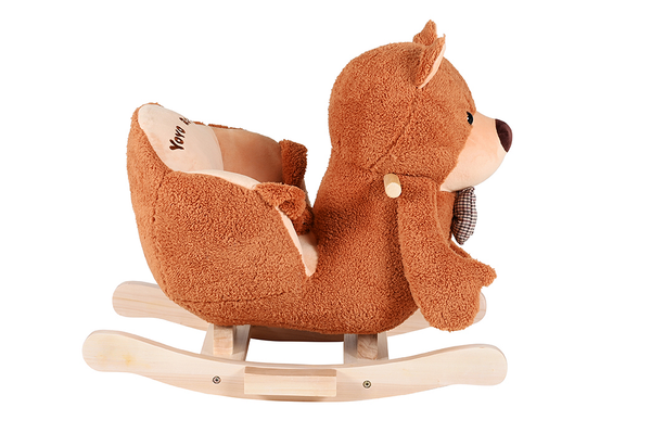 Schaukeltier Bär - Braun - Polyester - 61 x 34 x 50 cm