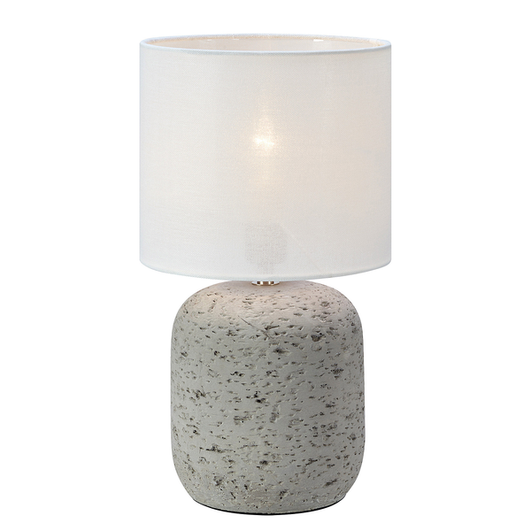 Tischleuchte Montagna Typ A - Grau - Beton - 18 x 33 x 18 cm