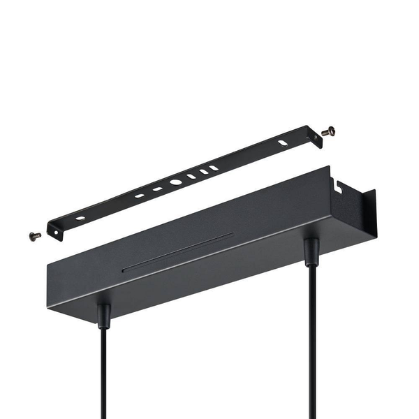 LED-Pendelleuchte Fraioli - Polycarbonat / Aluminium - 2-flammig