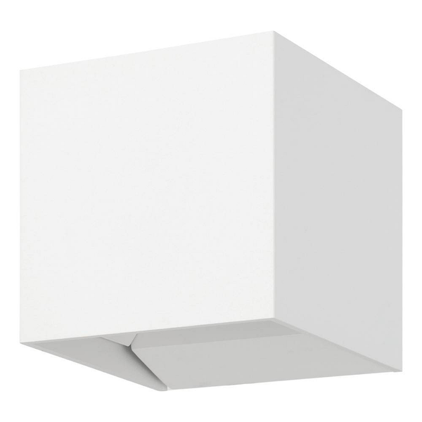 LED-Wandleuchte Calpino Typ A - Klarglas / Aluminiumguss - 2-flammig - Weiß
