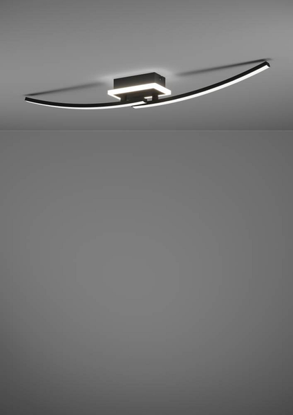 LED-Deckenleuchte Lungolago Typ A - Polycarbonat / Stahl - 1-flammig