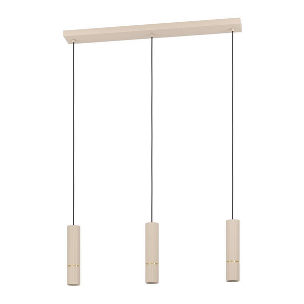 LED-Pendelleuchte Caminia Typ B - Stahl - 3-flammig