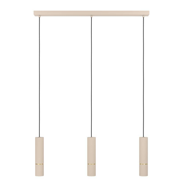 LED-Pendelleuchte Caminia Typ B - Stahl - 3-flammig