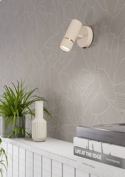 LED-Wandleuchte Caminia - Stahl - 1-flammig