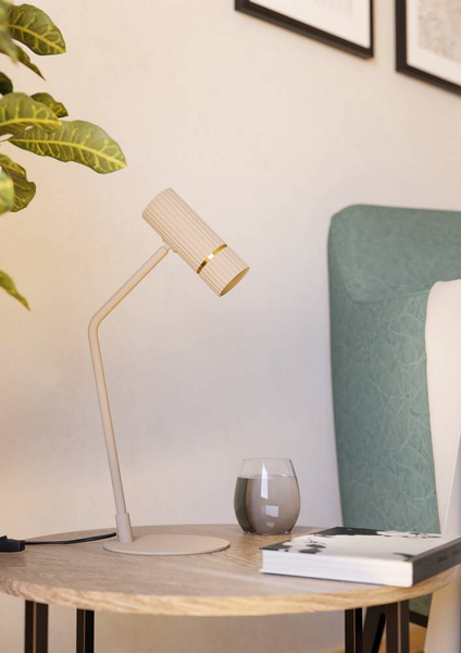LED-Tischleuchte Caminia - Stahl - 1-flammig