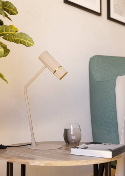 LED-Tischleuchte Caminia - Stahl - 1-flammig