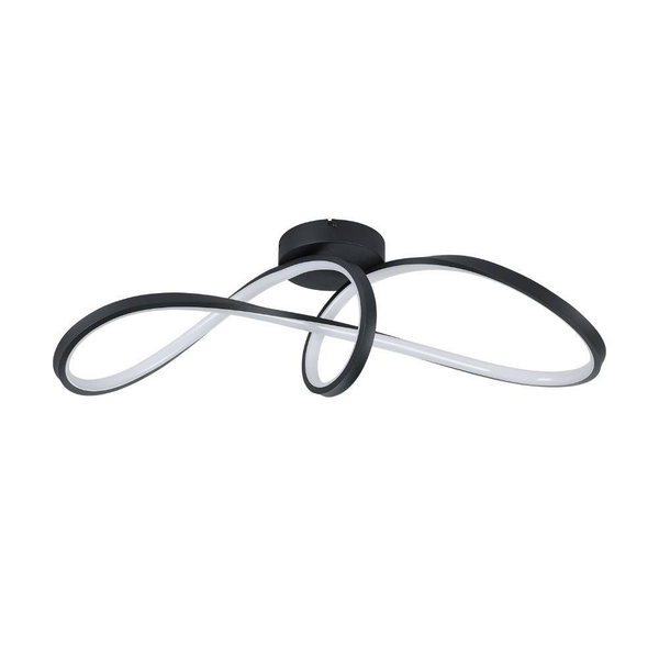 LED-Deckenleuchte Calarossa - Polycarbonat / Stahl- 1-flammig