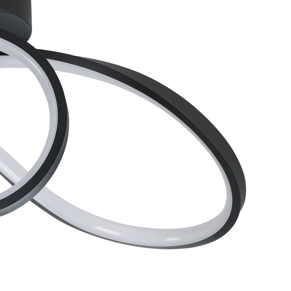 LED-Deckenleuchte Calarossa - Polycarbonat / Stahl- 1-flammig