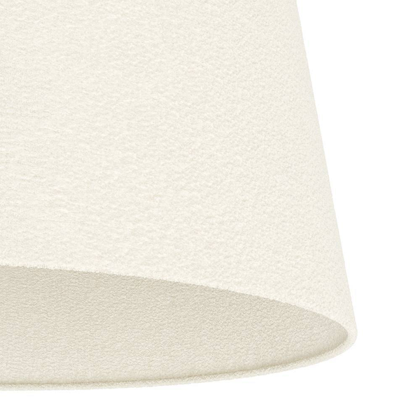 Deckenleuchte Febres - Mischgewebe / Stahl - 1-flammig