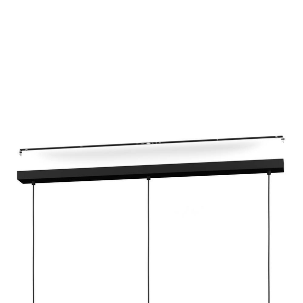 LED-Pendelleuchte Balamorta Typ B - Polycarbonat / Stahl - 3-flammig