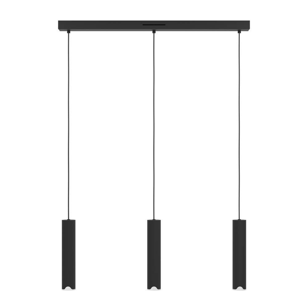 LED-Pendelleuchte Balamorta Typ B - Polycarbonat / Stahl - 3-flammig
