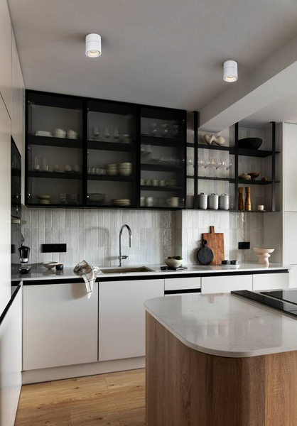 LED-Deckenleuchte Bohoyo - Polycarbonat / Aluminium - 1-flammig - Weiß