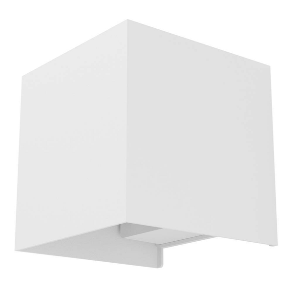 LED-Wandleuchte Valmontone - Aluminium - 2-flammig - Weiß