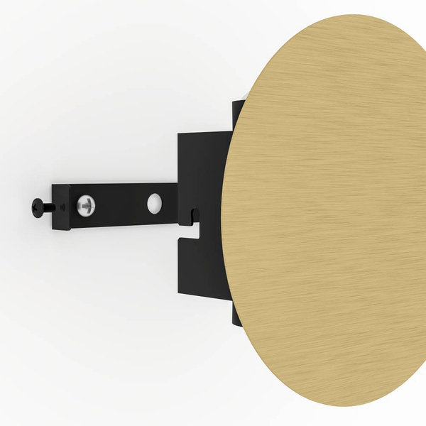 LED-Wandleuchte Talamello Typ B rund - Aluminium - 1-flammig