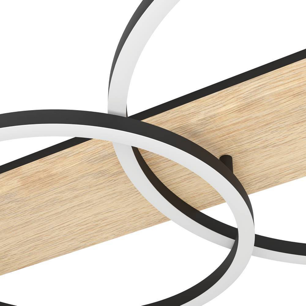 LED-Deckenleuchte Boyal Typ A - Kunststoff / Stahl - Flammenanzahl: 3