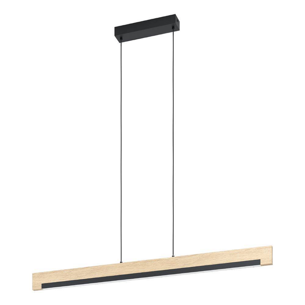 LED-Pendelleuchte Camacho - Kunststoff / Stahl - 1-flammig