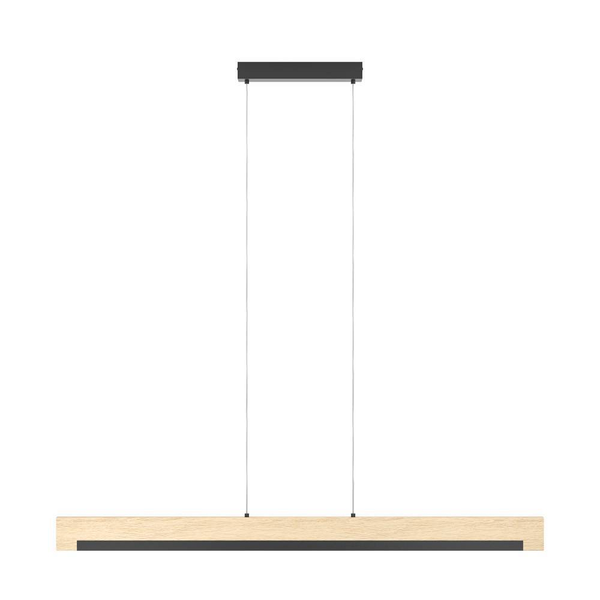 LED-Pendelleuchte Camacho - Kunststoff / Stahl - 1-flammig