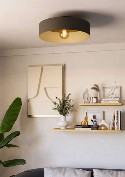 Deckenleuchte Duaia - Stahl - 1-flammig