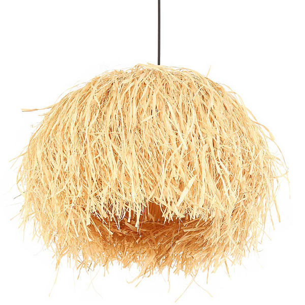 Pendelleuchte Grass - Beige - Pflanzenblatt - 53 x 150 x 53 cm